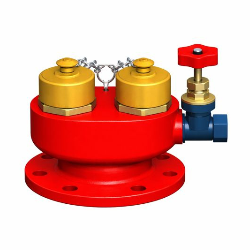 2 way fire brigade inlet