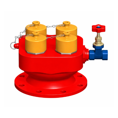 4 way fire brigade inlet