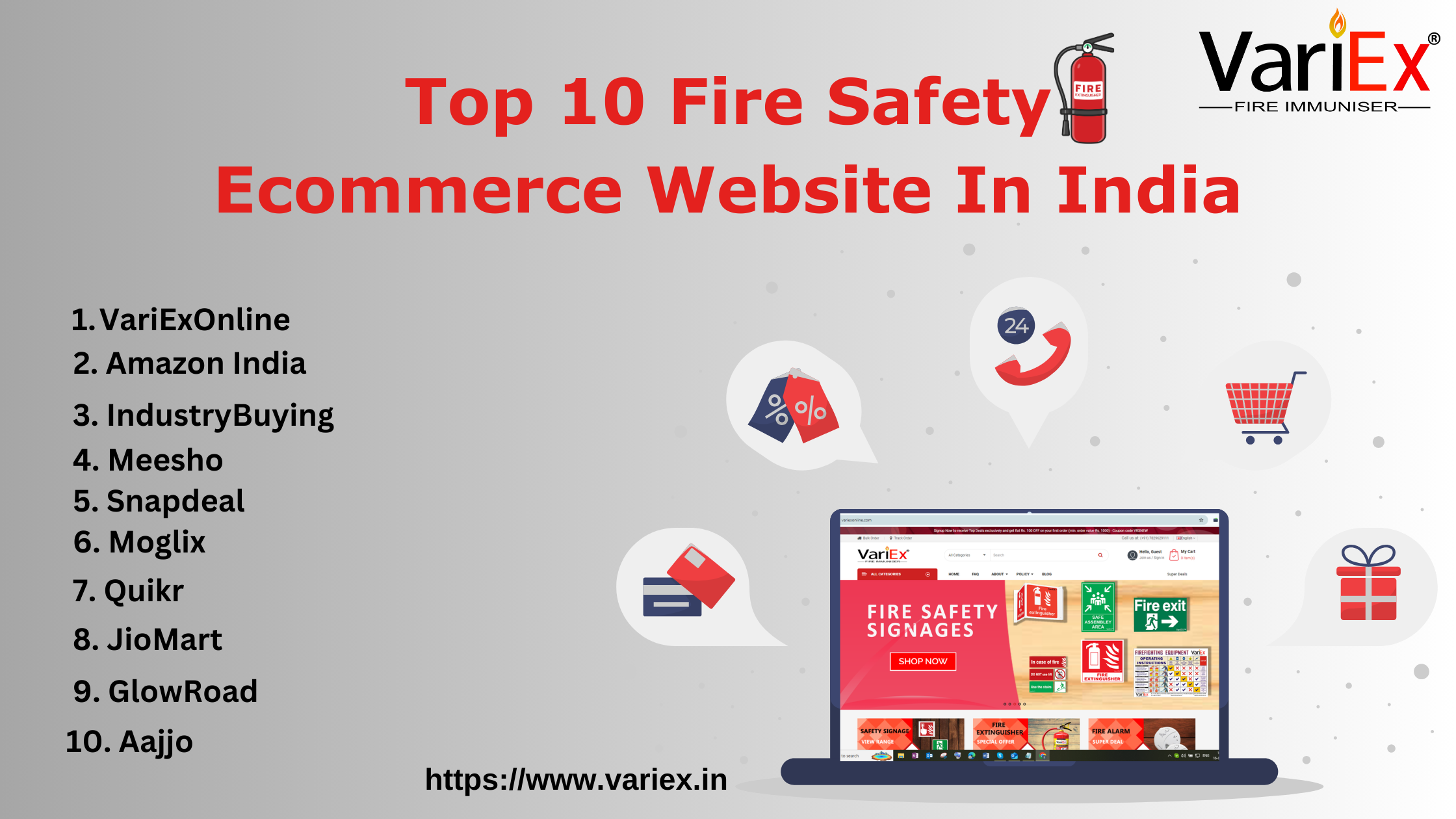 Fire Safety Ecommerce Website 