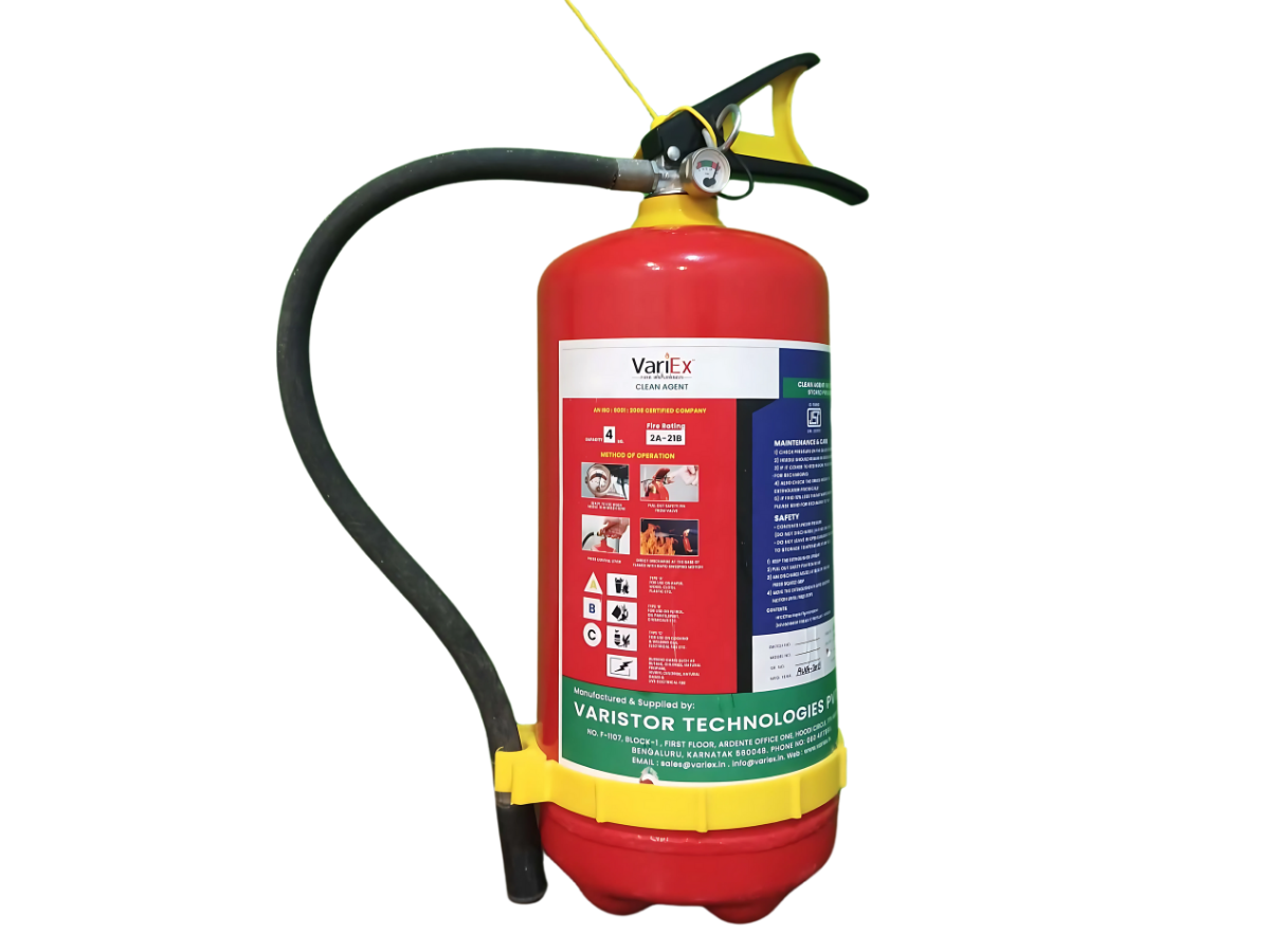 CLEAN AGENT FIRE EXTINGUISHERS 6 KG