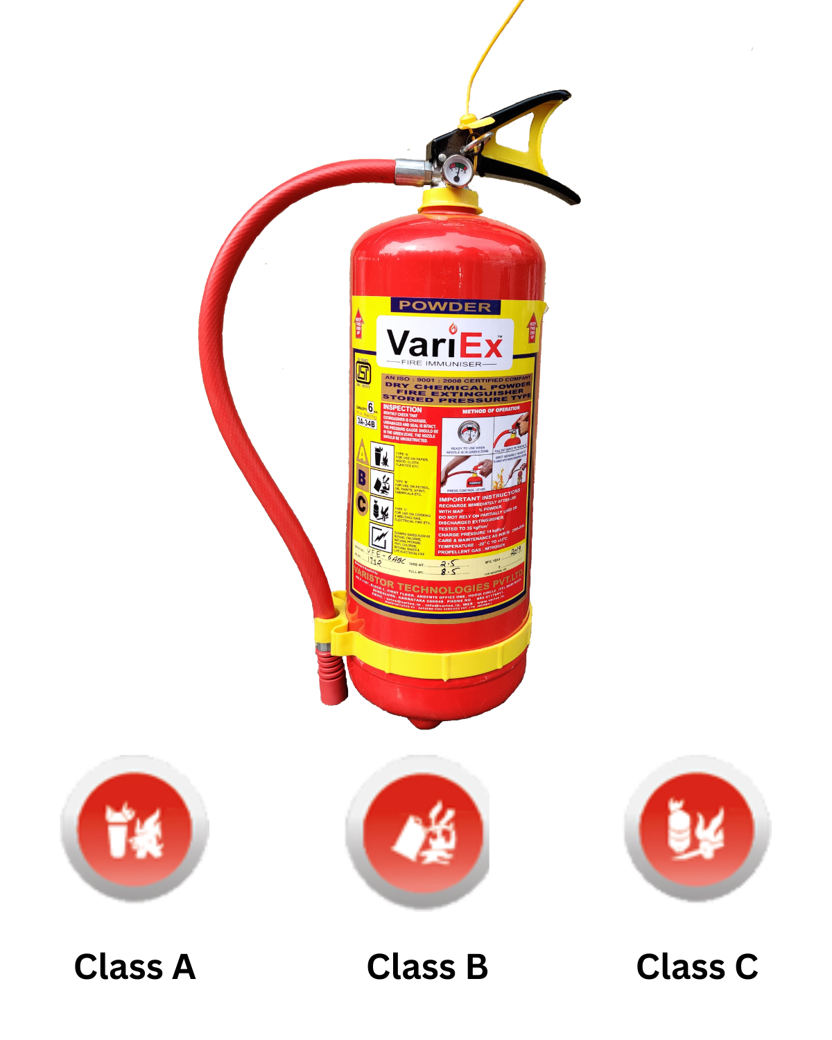 ABC fire extinguishers