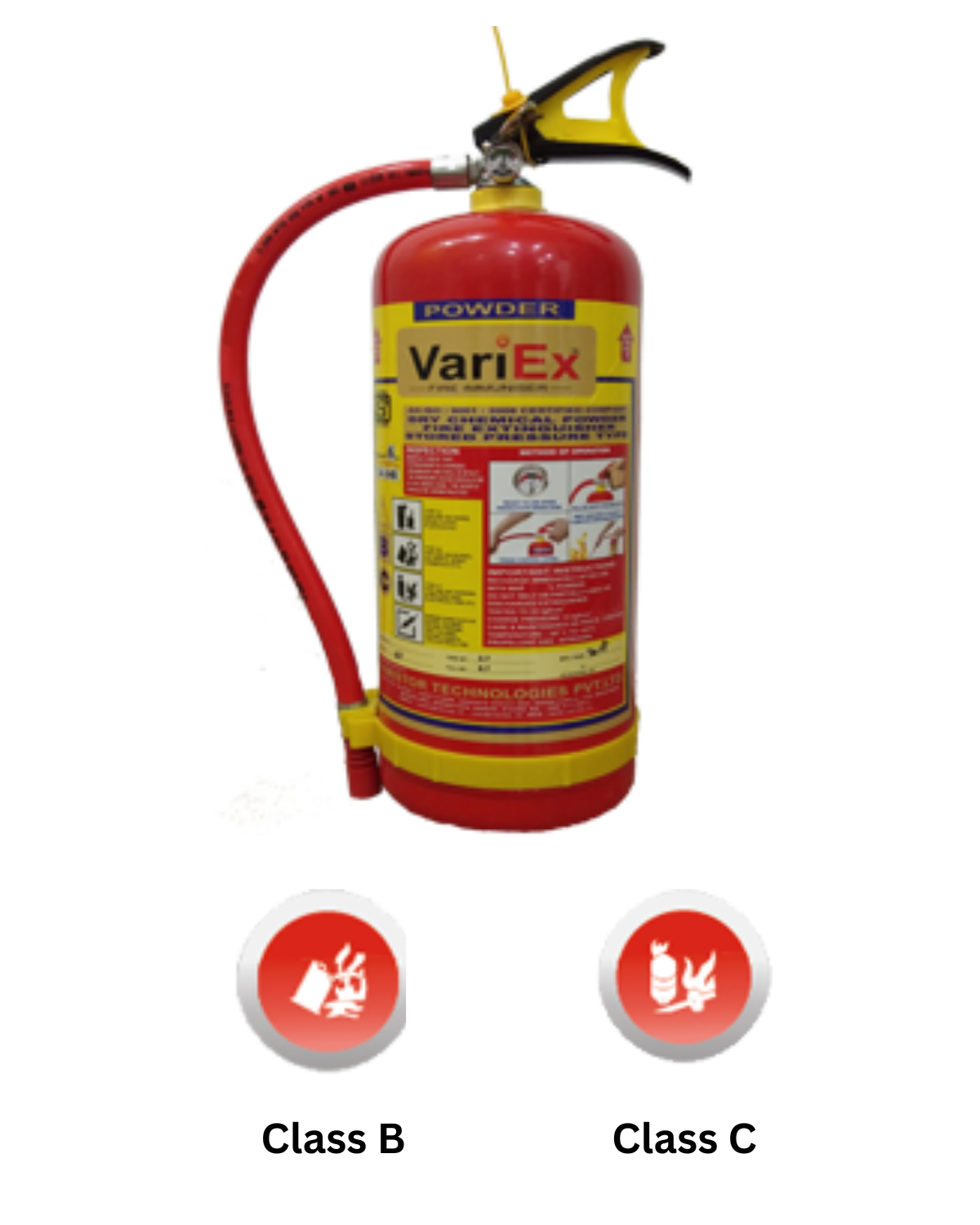 DCP fire extinguishers