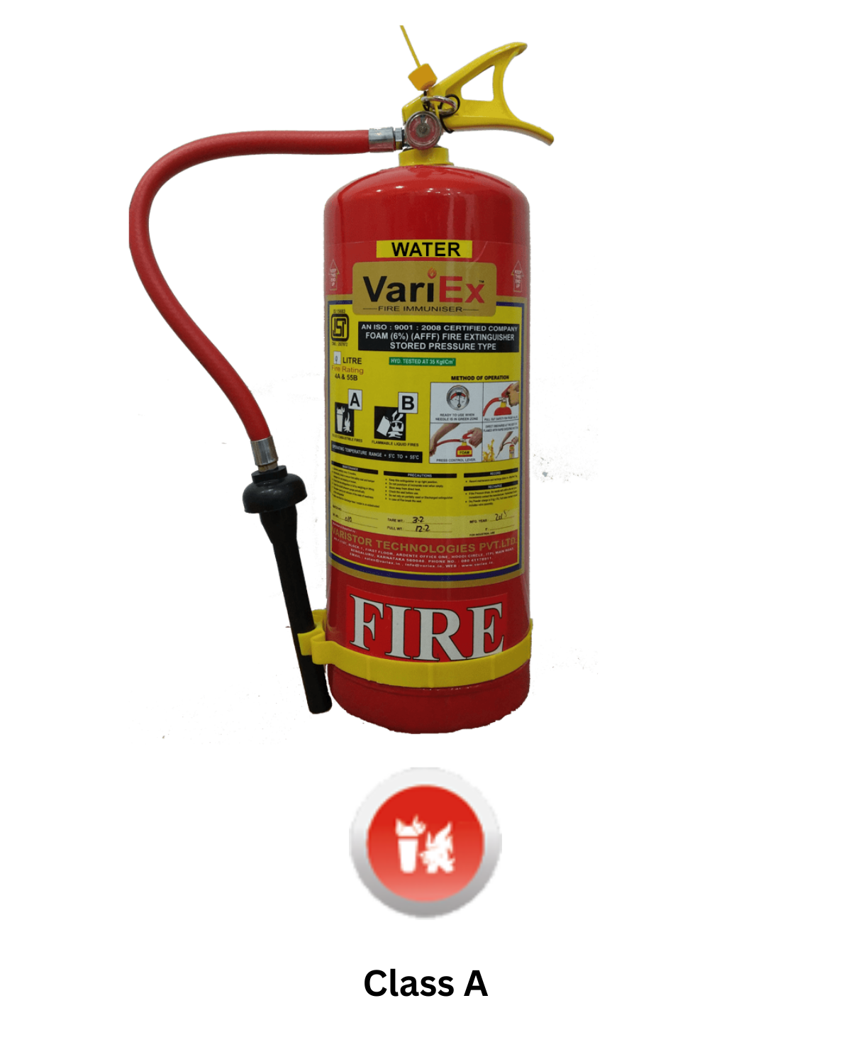 Water fire extinguishers