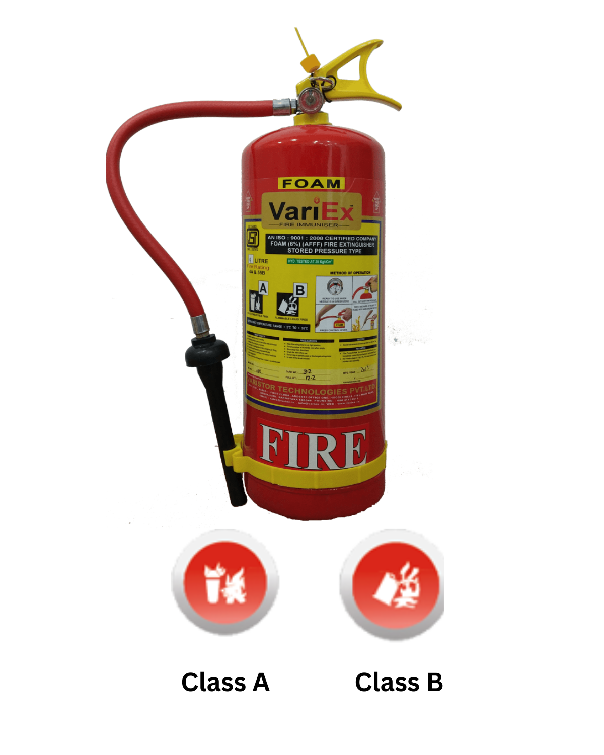 Mechanical Foam fire extinguishers