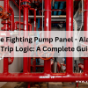 Fire fighting pump panel