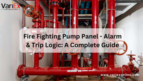 Fire fighting pump panel