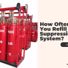 fire supression system refilling