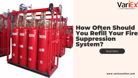 fire supression system refilling