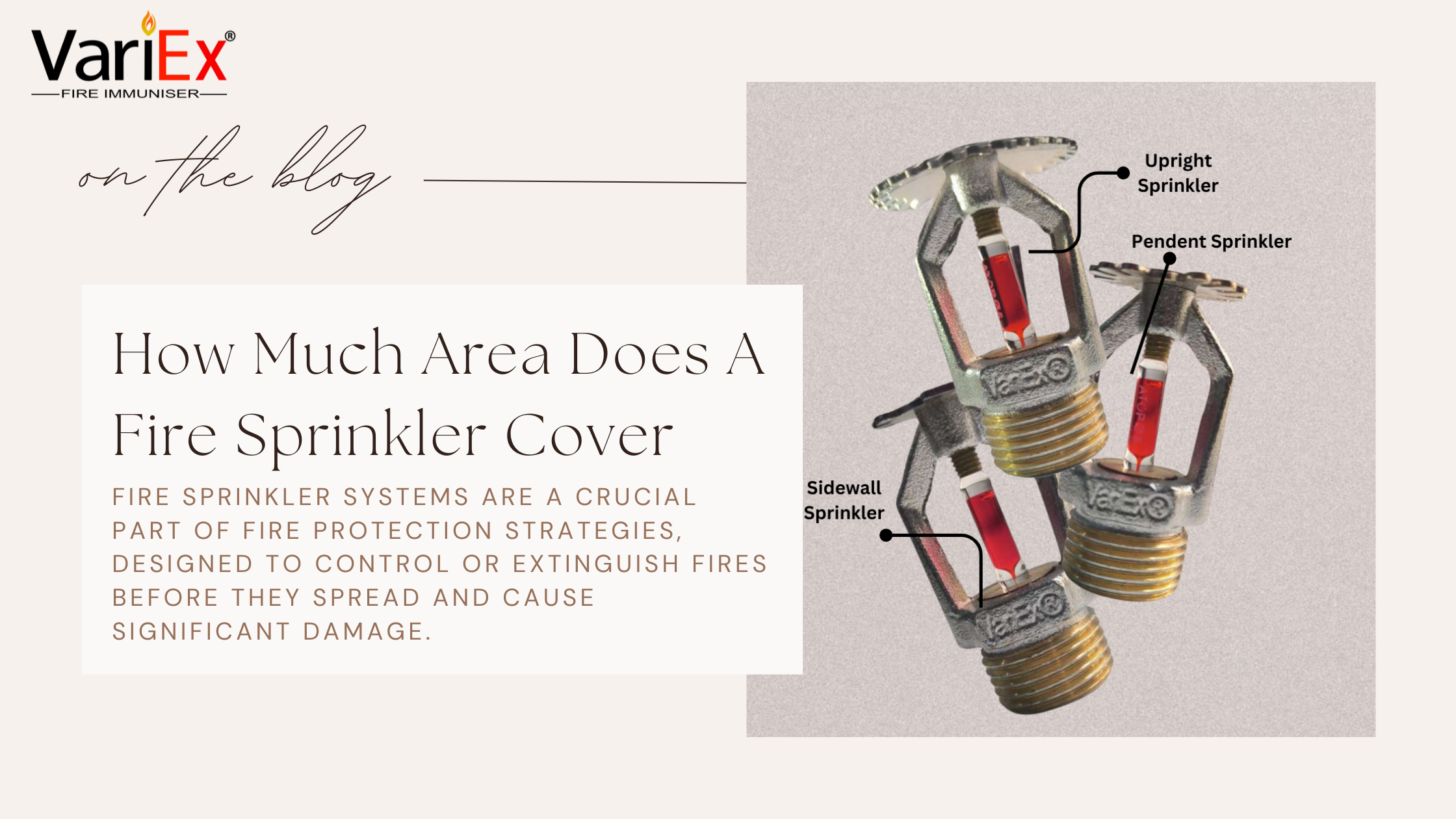 How Much Area Does A Fire Sprinkler Cover