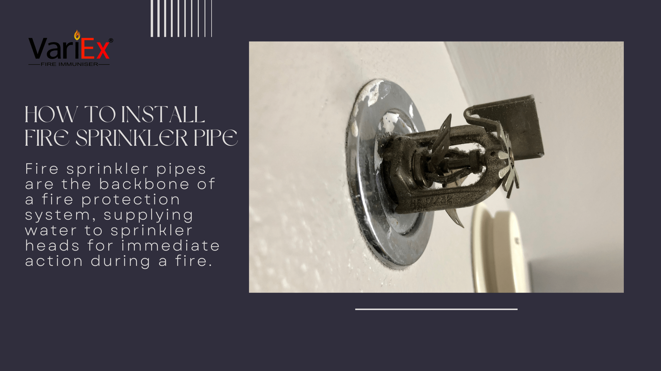 How To Install Fire Sprinkler Pipe