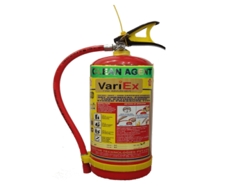 Clean agent fire extinguishers