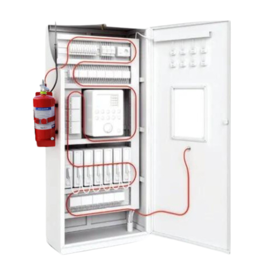 Automatic Fire Suppression System For Electrical Panels