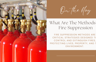 What Are The Methods Of Fire Suppression