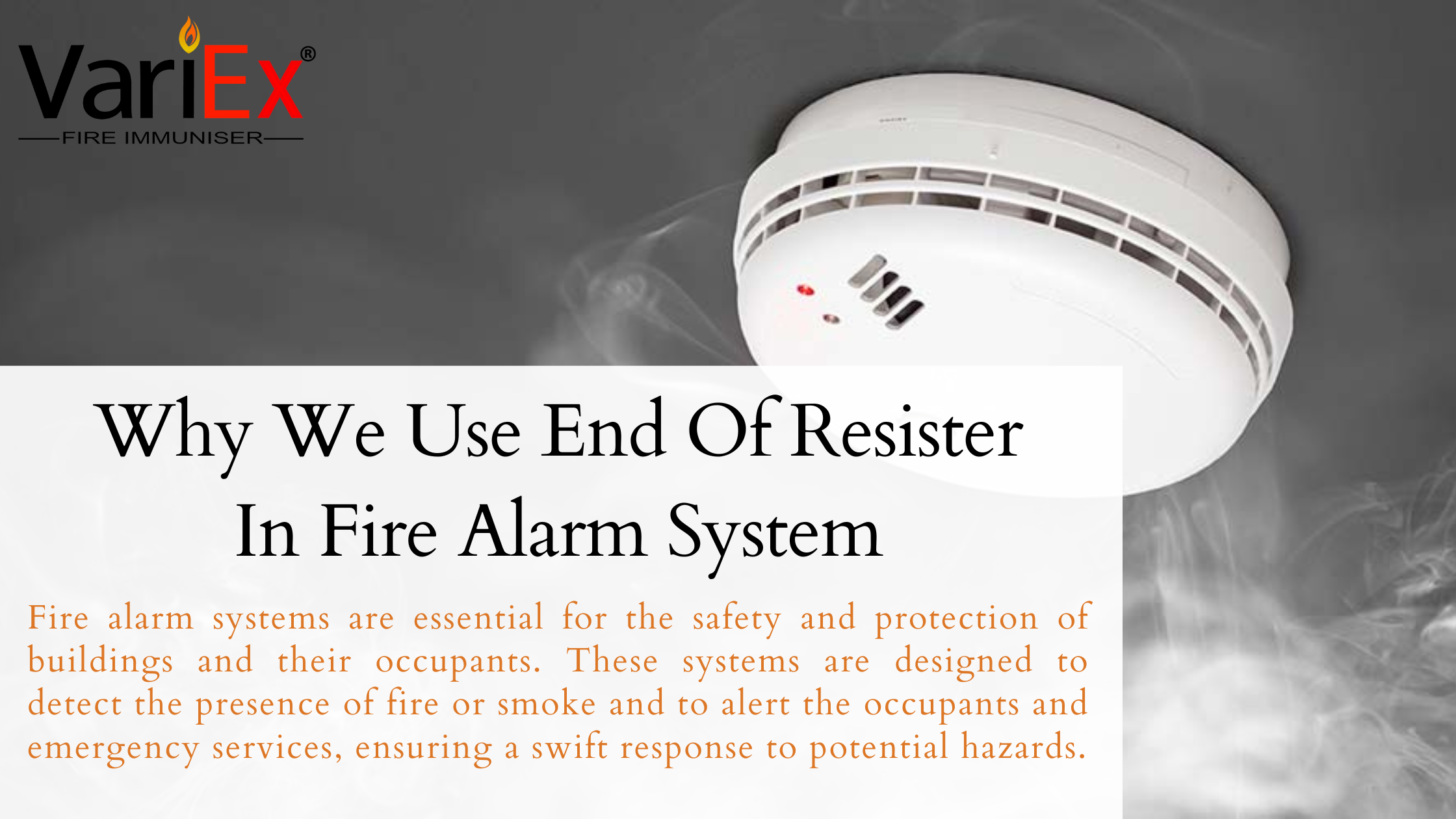 Why We Use End Of Resister In Fire Alarm System