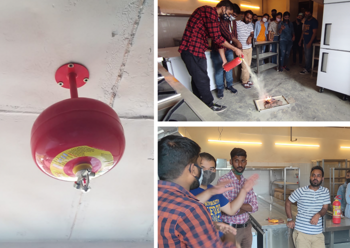 installed fire extingusiher and fire alarm system i n bangalore - Richboyz