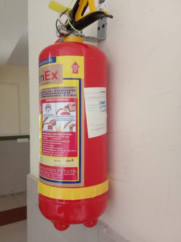 Fire extinguishers Install