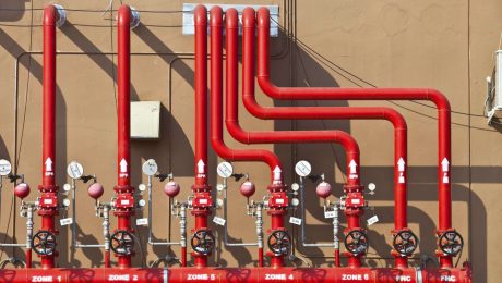 What is sprinkler system in fire fighting