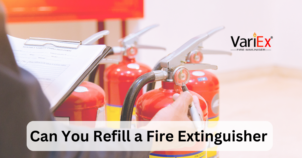 Can You Refill a Fire Extinguisher
