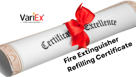 Fire Extinguisher Refilling Certificate