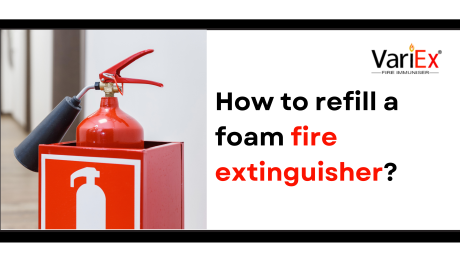 How to refill a foam fire extinguisher?