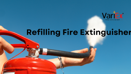 Refilling Fire Extinguisher