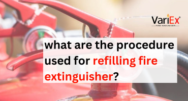 what are the procedure used for refilling fire extinguisher?
