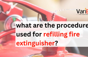 what are the procedure used for refilling fire extinguisher?