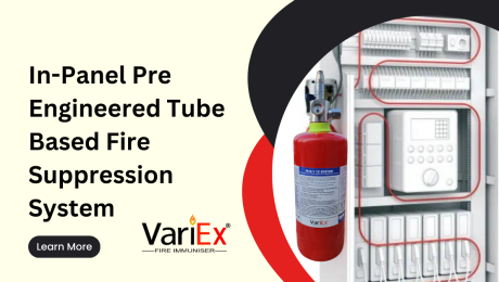 In-Panel Pre Engineered Tube Based Fire Suppression System