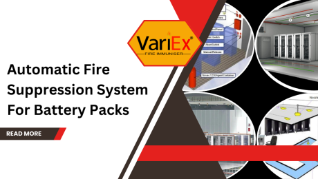 Automatic Fire Suppression System For Battery Packs