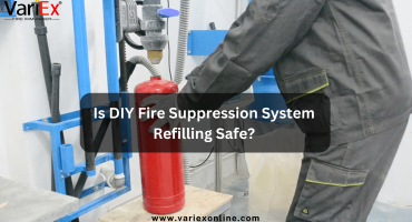 DIY fire suppression system refilling