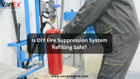 DIY fire suppression system refilling