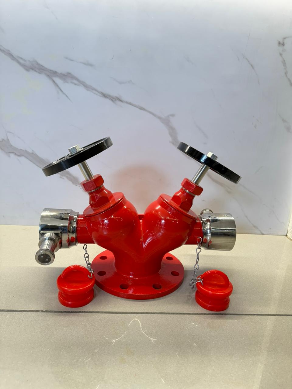 double headed hydrant valve